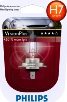 Autožárovka Philips Visionplus H7 55W PX26d