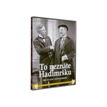 DVD film DVD To neznáte Hadimršku (1931)