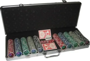 Pokerové sada Master 500 v alu kufru s označením hodnot