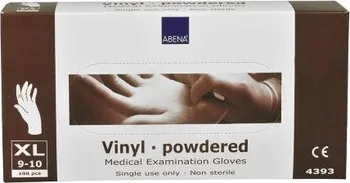 Vyšetřovací rukavice Abena Vinyl vyšetřovací 100 ks XL