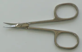Nůžky na kůži zahnuté, úzké Manart Solingen 9 cm