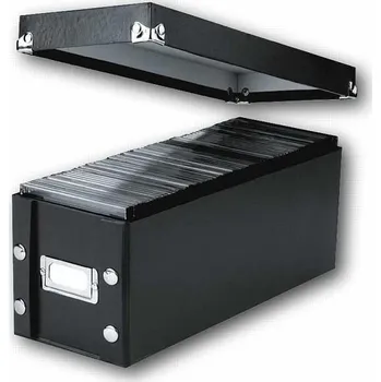 Krabice CLICK-N-STORE na CD, černá