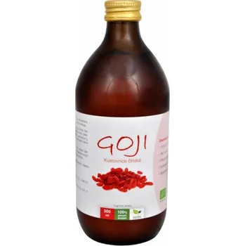 Přírodní produkt Natural Medicaments Goji Kustovnice čínská 100% Bio šťáva 500 ml
