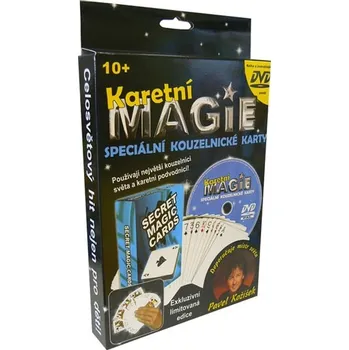 Kouzelnická sada Karetní magie: Speciální kouzelnické karty +DVD