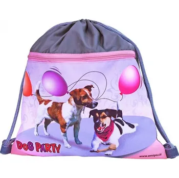 EMIPO Školní sáček s kapsou na zip 37 x 34 cm