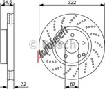 Brzdový kotouč BOSCH (BO 0986479408)…