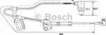 Snímač, počet otáček kol Bosch (0 265…