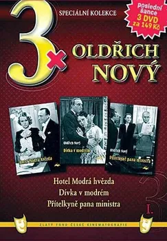 Sběratelská edice filmů DVD 3x Oldřich Nový I.: Hotel Modrá hvězda, Dívka v modrém, Přítelkyně pana ministra
