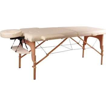 Masážní stůl inSPORTline masážní lehátko Taisage 2-dílné dřevěné