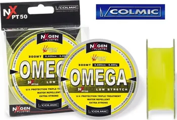 Colmic Omega Fluotec - fluo žlutý - balení 300m