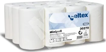 Ručníky papírové Mini role CELTEX Lux bílé 2 vrstvy cena za balení 12 ks