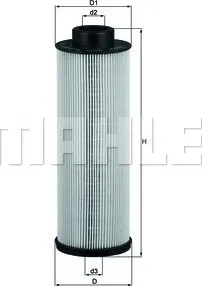 Palivový filtr Palivový filtr MAHLE (KX73/1D)