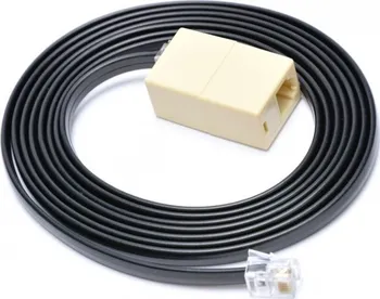 Prodluž.kabel 6P6C-24V pro pokl.zás.,2m, černý