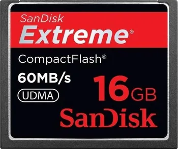 Paměťová karta SanDisk Extreme CompactFlash 60MB/s  16GB