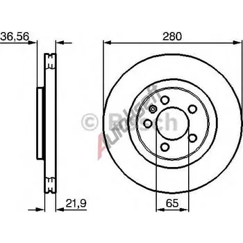Brzdový kotouč BOSCH (BO 0986478852)