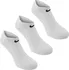 Pánské ponožky Nike No Show Socks 3 Pack Mens White