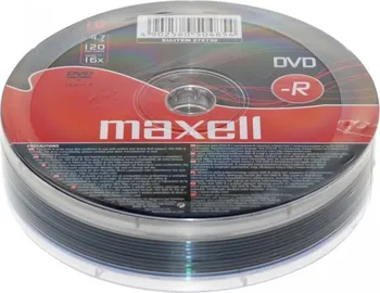 Optické médium Maxell DVD-R 4,7GB 16x 10SH 275730