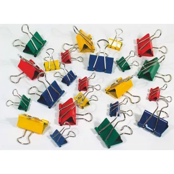 Děrovačka Binder klip 15mm, černý