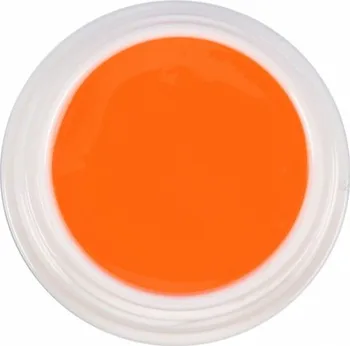 Umělé nehty UV gel barevný neon oranžový 5 ml