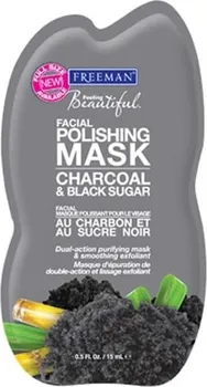 Pleťová maska Freeman Peelingová maska s uhlím a cukrem (Facial Polishing Mask Charcoal & Black Sugar) 15 ml