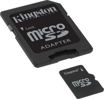 Paměťová karta Kingston Micro SDHC 16 GB Class 10 UHS I + adaptér (SDC10/16GB)