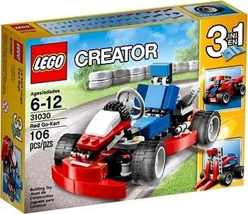 Stavebnice LEGO LEGO Creator 3v1 31030 Červená motokára