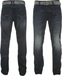 Lee Cooper Classic Belted Jeans Mens…