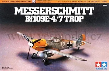 Plastikový model Tamiya Messerschmitt Bf109 E-4/7 TROP - 1:72