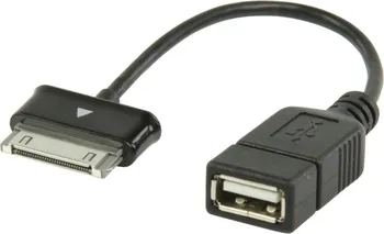 Datový kabel Valueline kabel OTG USB A zásuvka - SAMSUNG 30 pin, 0.2m - VLMP39205B0.20