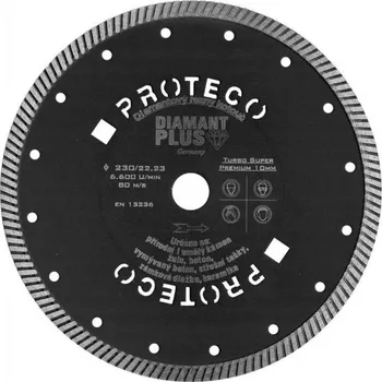 Pilový kotouč Diamantový celistvý kotouč PROTECO DIAMANT PLUS 230 mm 