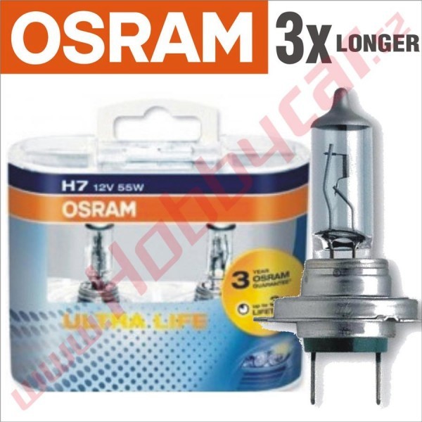 Osram Ultra Life H7 55W PX26d 2 ks od 186 Kč 