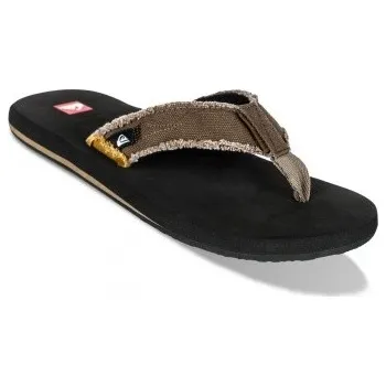 Quiksilver Abyss hnědé/černé/hnědé 43 Pánské žabky Quiksilver Abyss hnědé/černé/hnědé 43