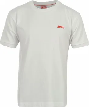Chlapecké tričko Slazenger Plain T Shirt Junior White