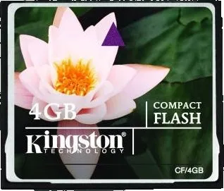 Paměťová karta Kingston CompactFlash Card 4 GB (CF/4GB)