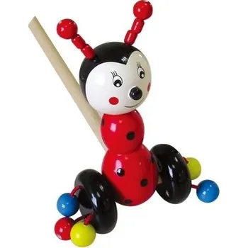 Dřevěná hračka HM studio Beruška na tyči