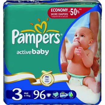 Přebalování Pampers Active Baby 4 - 9 kg