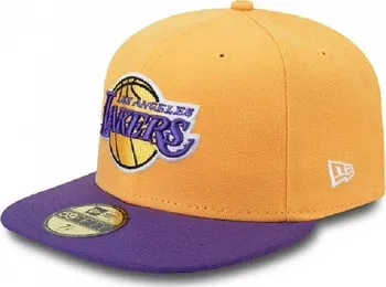 Kšiltovka New Era Basic LA Lakers 59Fifty yellow/purple, 7 3/8 