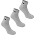 Pánské ponožky Nike Three Pack Quarter Socks Mens White/Black