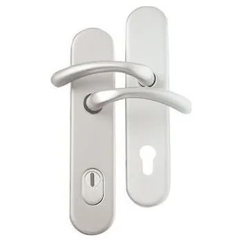 Dveřní kování M&T Sicura Cr klika/klika R 72 mm bezpečnostní kování