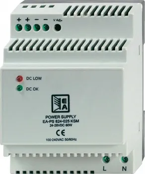 spínaný zdroj Spínaný síťový zdroj EA EA-PS 824-025 KSM na DIN lištu, 24-28 V/DC, 2.5 A