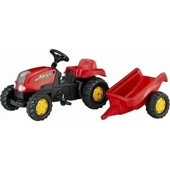 Dětské šlapadlo Rolly Toys Šlapací traktor Rolly Junior s vlečkou