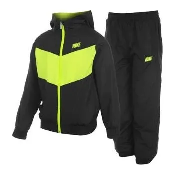 Dětská tepláková souprava Nike T45 Woven Warm Up Tracksuit černá