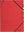 Leitz třídící desky s gumičkou A4, 7 listů, červené