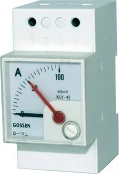 Vodováha Analogový měřicí přístroj na DIN lištu GMW DQB 45H, 0/4-20 mA