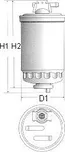 Filtr palivový CHAMPION (CH L449)