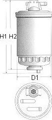 Palivový filtr Filtr palivový CHAMPION (CH L449)