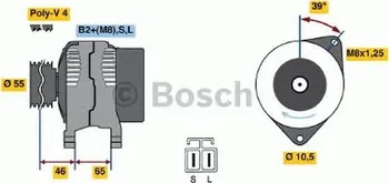 Alternátor Alternátor BOSCH (BO 0124325010)