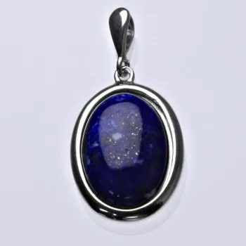 Přívěsek Stříbrný přívěsek, přírodní lapis lazuli, lazurit,přívěšek s lapisem lazuli, P 1492B