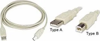 Datový kabel EQUIP Equip propojovací A-B 5m