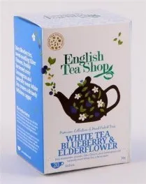 Čaj English Tea Shop Bílý čaj s borůvkou a bezinkou 20 sáčků